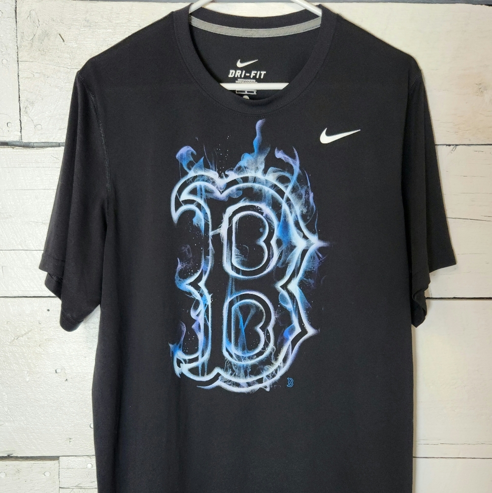 Nike Black Boston Red Sox Dri-fit T-Shirt Size Large
